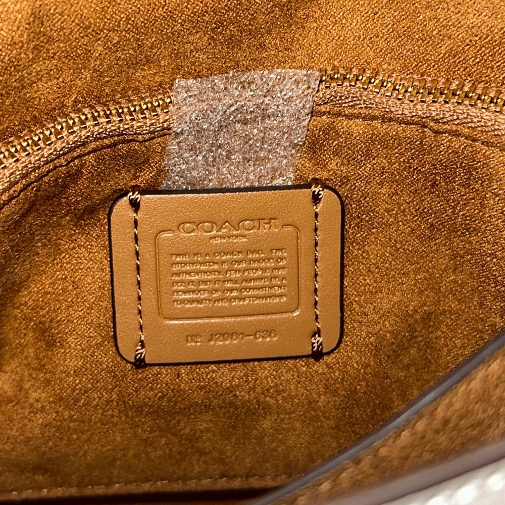 🔥🔥🔥Coach Tabby Mini Mixed Leather Top Handle Bag Crossbody Bag Satchel - Picture 10 of 13